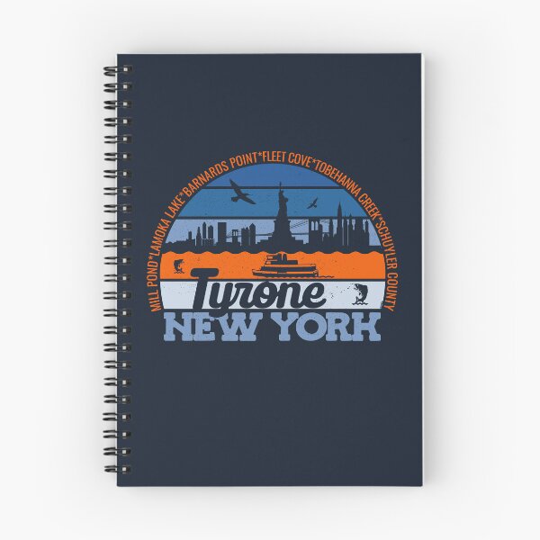 Item preview, Tyrone New York Sunset Retro Vintage Local Pride Logo designed and sold by CRHPOD20.