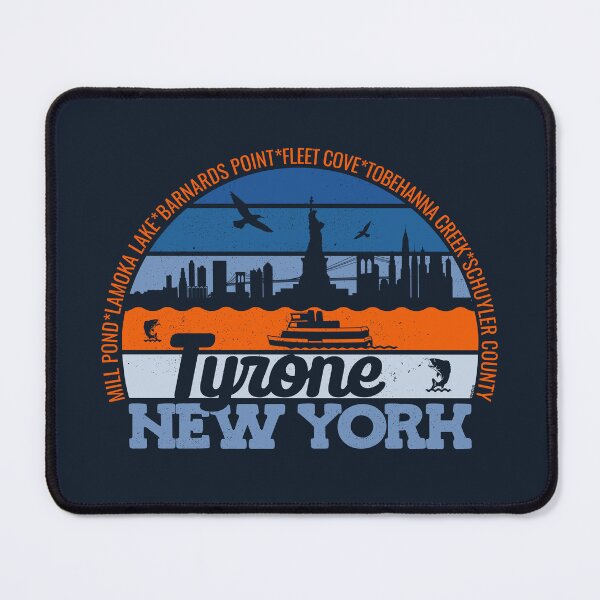 Item preview, Tyrone New York Sunset Retro Vintage Local Pride Logo designed and sold by CRHPOD20.