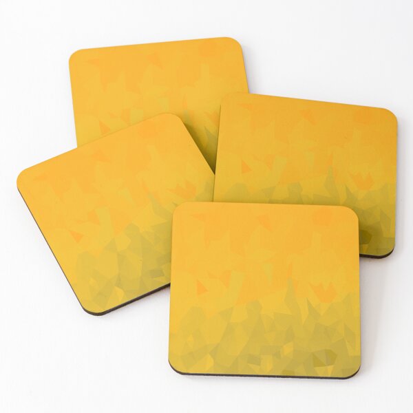 Item preview, Yellow Geometric Low Poly Abstract Art | Sunflare Bloom designed and sold by Lauren Visual Arts.
