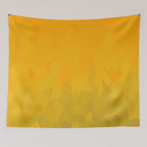 Item preview, Yellow Geometric Low Poly Abstract Art | Sunflare Bloom designed and sold by Lauren Visual Arts.