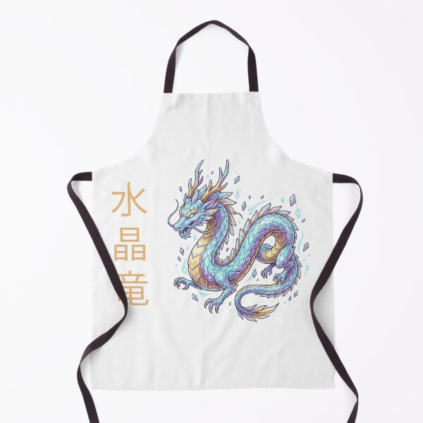 Item preview, Japanese Legendary Crystal Dragon Kanji Aesthetic T-Shirt designed and sold by fowzi shokri.