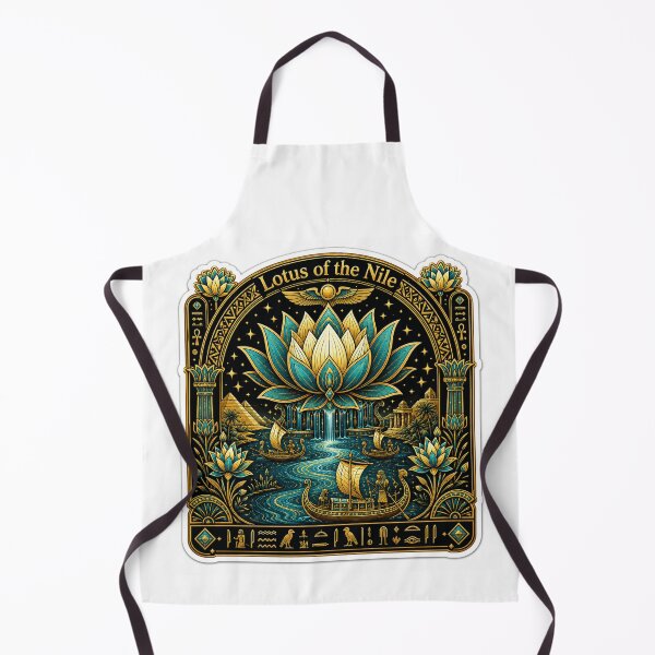 Item preview, Lotus of the Nile - Ancient Egyptian Art Print & Merchandise designed and sold by Art Wave Studio.