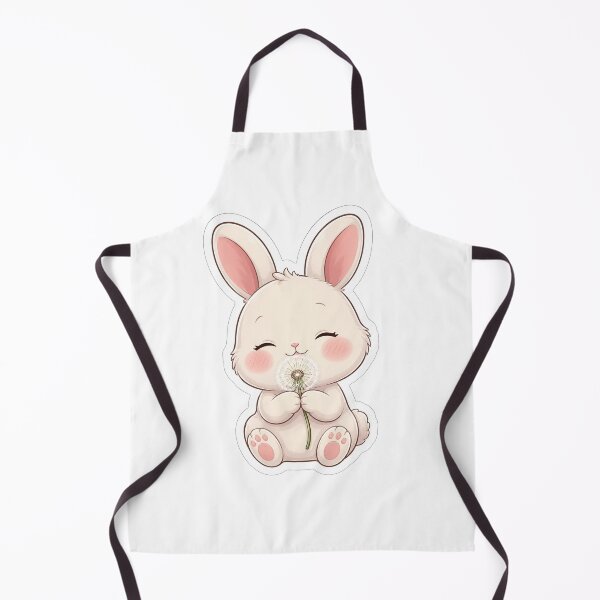 Item preview, Cute Bunny Holding A Fluffy Dandelion designed and sold by Owcomm.