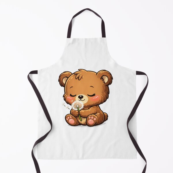 Item preview, Cute Little Bear Holding A Dandelion designed and sold by Owcomm.