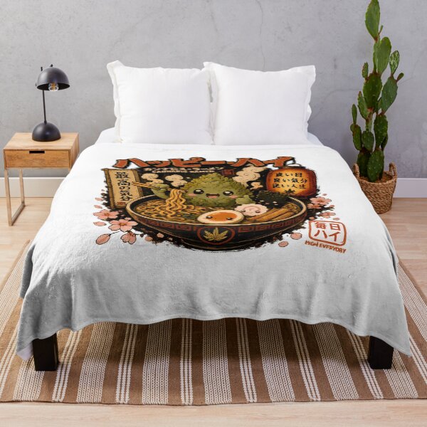 Item preview, Kawaii Cannabis Ramen Japanese Noodle Art designed and sold by 91bravo1029.