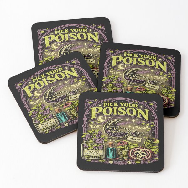 Item preview, Gothic Botanist Pick Your Poison Nightshade T-Shirt designed and sold by POD DYNASTY | Original Print On Demand T-Shirt Graphics.