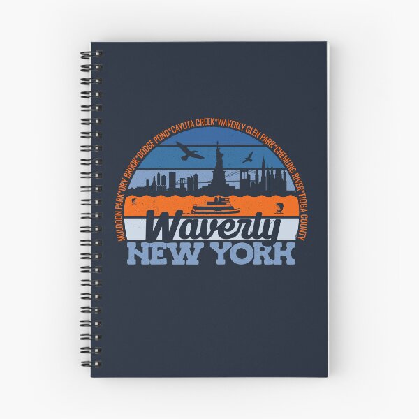 Item preview, Waverly New York Sunset Retro Vintage Local Pride Logo designed and sold by CRHPOD20.