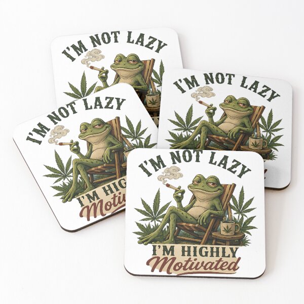 Item preview, I'm Not Lazy I'm Highly Motivated Frog designed and sold by 91bravo1029.