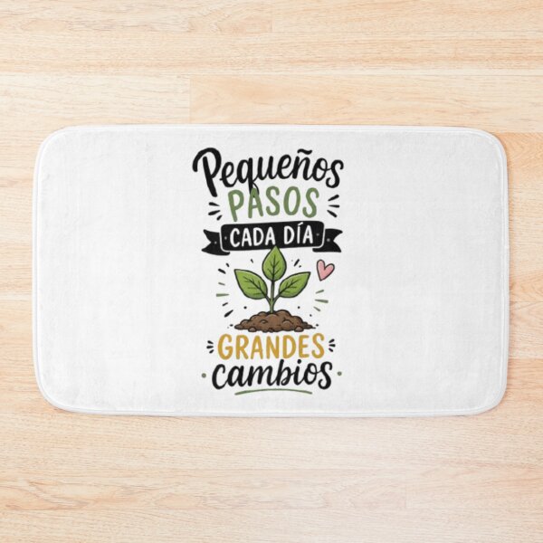 Item preview, Small Steps Every Day, Big Changes – Motivational Plant Quote designed and sold by ViralStickShop.