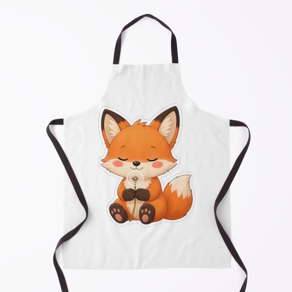 Item preview, Cute Little Fox Holding A Dandelion designed and sold by Owcomm.
