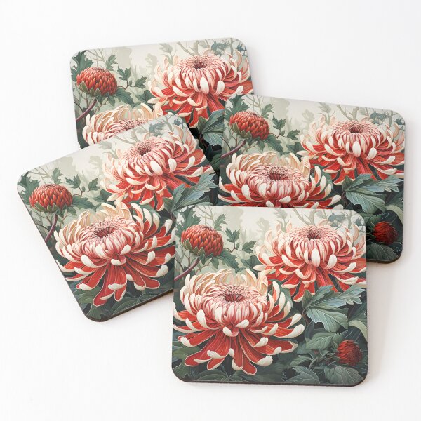 Item preview, Red Waratah Flowers – Australian Native Botanical Floral Design designed and sold by GutyzDesignsES.