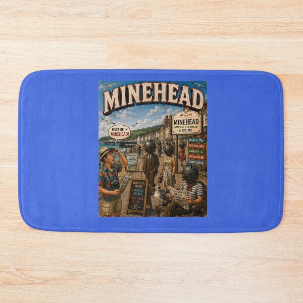 Item preview, Minehead Funny Mine Head Seaside Pun Design designed and sold by Hornace88studio.