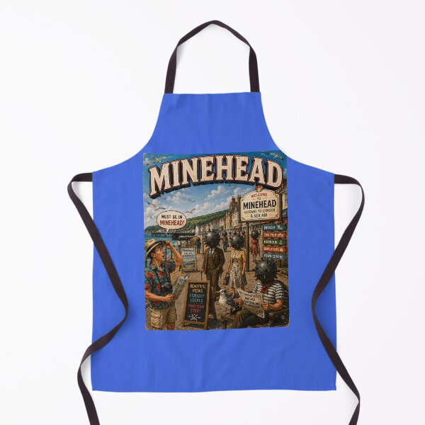 Item preview, Minehead Funny Mine Head Seaside Pun Design designed and sold by Hornace88studio.