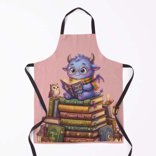 Item preview, Monster wearing glasses reading designed and sold by kidoramagic.