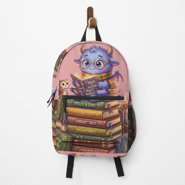 Item preview, Monster wearing glasses reading designed and sold by kidoramagic.