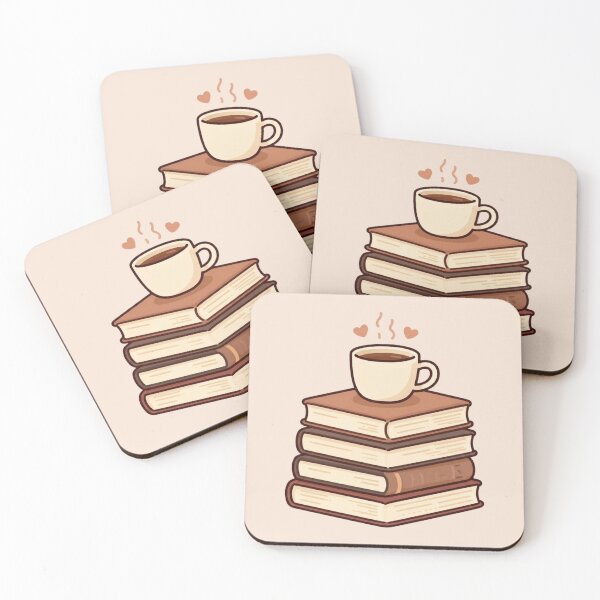 Item preview, Coffee & Chapters designed and sold by bubblyrainbow.