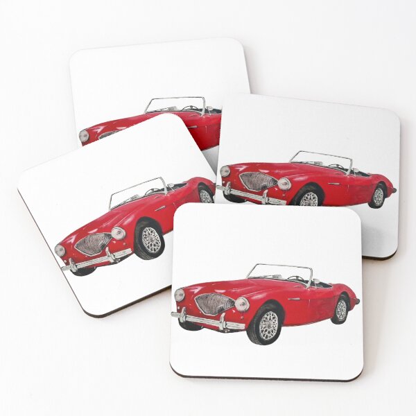 Item preview, Austin Healey in watercolor designed and sold by SuperMama1973.