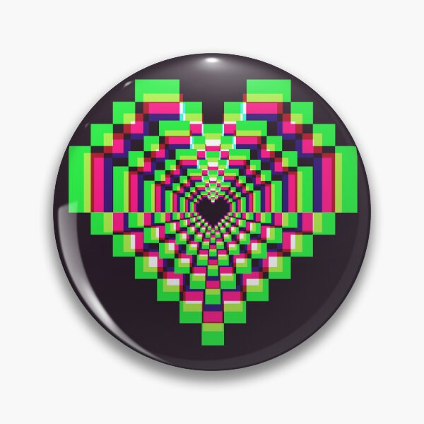 Item preview, Dark Pixel Heart -  Synthwave 3 designed and sold by animinimal.