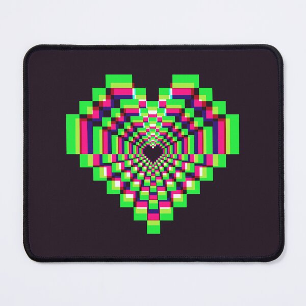 Item preview, Dark Pixel Heart - Synthwave 3 designed and sold by animinimal.