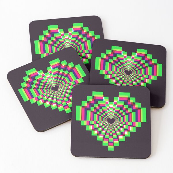 Item preview, Dark Pixel Heart -  Synthwave 3 designed and sold by animinimal.