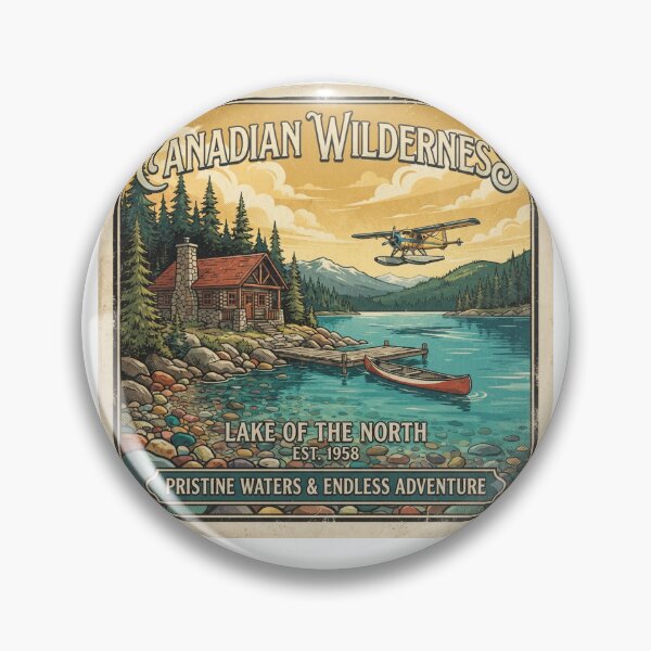 Item preview, Pristine waters of Lake McDonald in Canada designed and sold by VintageArtByIda.