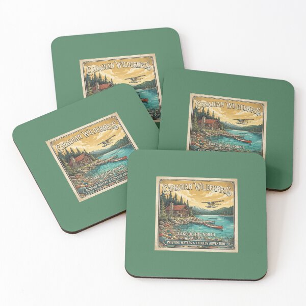 Item preview, Pristine waters of Lake McDonald in Canada designed and sold by VintageArtByIda.