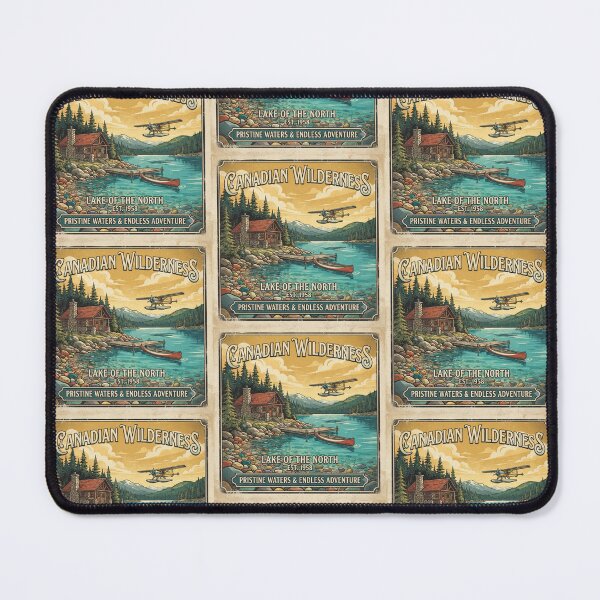 Item preview, Pristine waters of Lake McDonald in Canada designed and sold by VintageArtByIda.