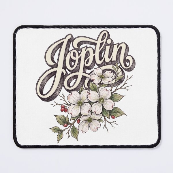 Item preview, Joplin Missouri Dogwood Floral Vintage Design designed and sold by castillomiami.