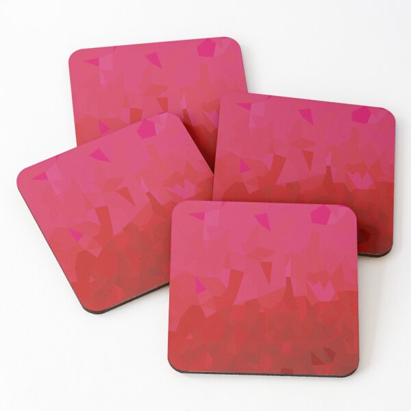 Item preview, Red Geometric Low Poly Abstract Art | Flare Bloom designed and sold by Lauren Visual Arts.