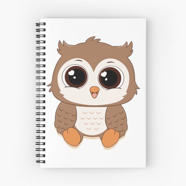 Item preview, Adorable Cute Baby Owl Vector Illustration designed and sold by MascarenoM.