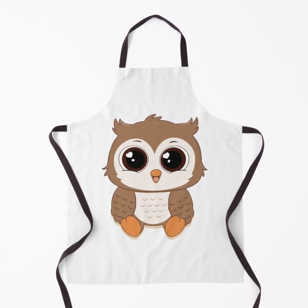 Item preview, Adorable Cute Baby Owl Vector Illustration designed and sold by MascarenoM.