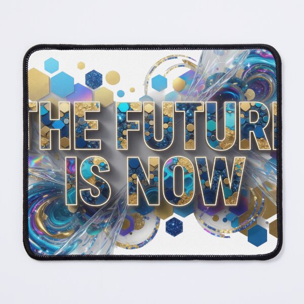 Item preview, Clean Colorful THE FUTURE IS NOW designed and sold by dazzlemakers.