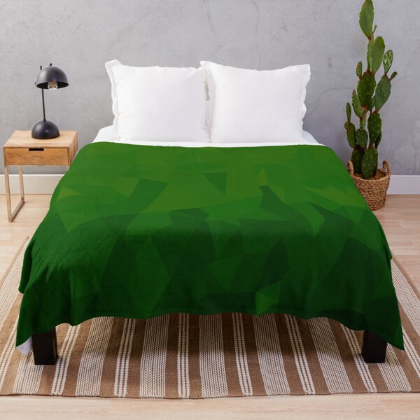 Item preview, Green Geometric Low Poly Abstract Art | Verdant Code designed and sold by Lauren Visual Arts.