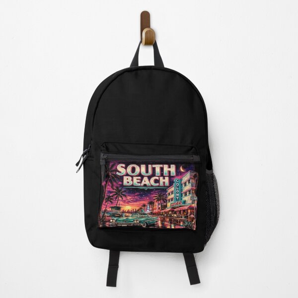 Item preview, South Beach Neon Nights Retro Florida Desing designed and sold by piketo.