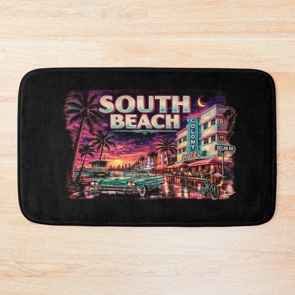 Item preview, South Beach Neon Nights Retro Florida Desing designed and sold by piketo.