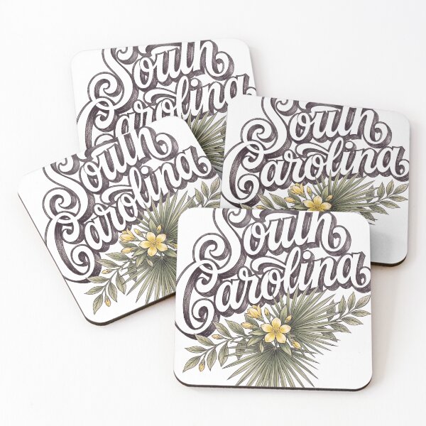 Item preview, South Carolina Palmetto & Yellow Jessamine Vintage Design designed and sold by castillomiami.