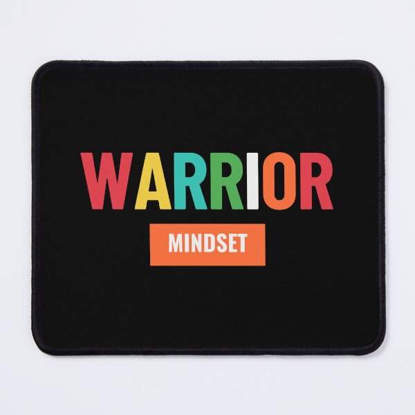 Item preview, Warrior Mindset Colorful Typography | Motivational Quote Design designed and sold by No Excuses .