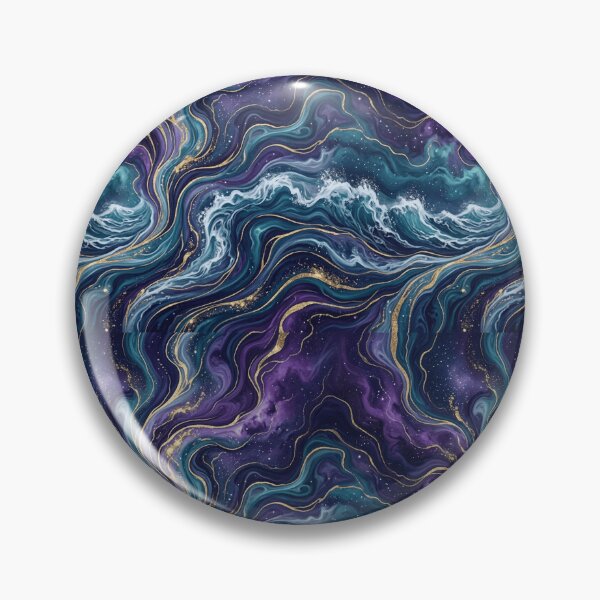 Item preview, Vertical Purple Celestial Ocean Pattern designed and sold by Inkworksbyshery.