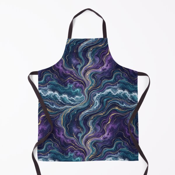 Item preview, Vertical Purple Celestial Ocean Pattern designed and sold by Inkworksbyshery.