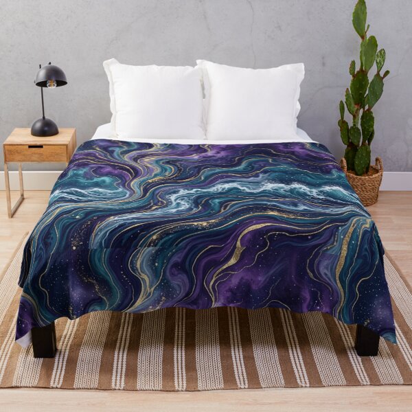 Item preview, Vertical Purple Celestial Ocean Pattern designed and sold by Inkworksbyshery.