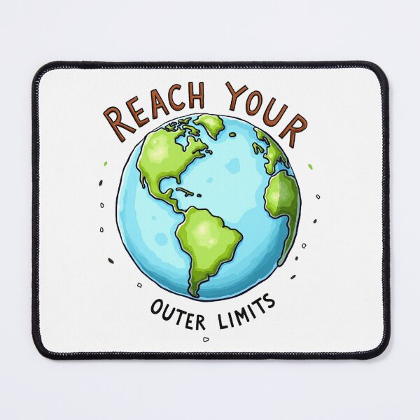Item preview, Reach Your Outer Limits | Motivational Earth Design designed and sold by WonderWaresGifts.