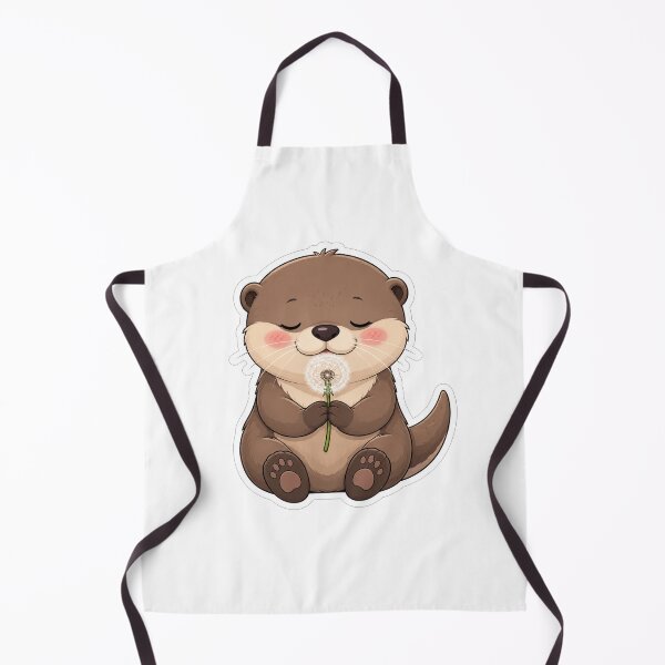 Item preview, Cute Otter Holding A Fluffy Dandelion designed and sold by Owcomm.