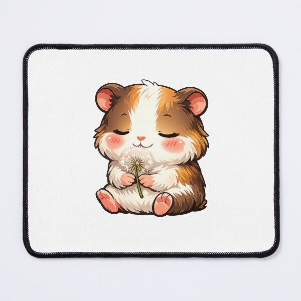 Item preview, Cute Guinea Pig Holding A Dandelion designed and sold by Owcomm.