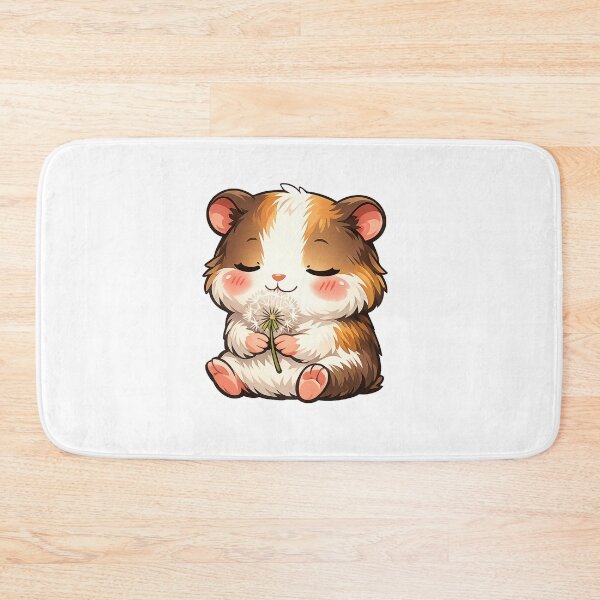 Item preview, Cute Guinea Pig Holding A Dandelion designed and sold by Owcomm.