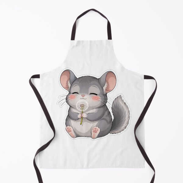 Item preview, Cute Chinchilla Holding A Fluffy Dandelion designed and sold by Owcomm.