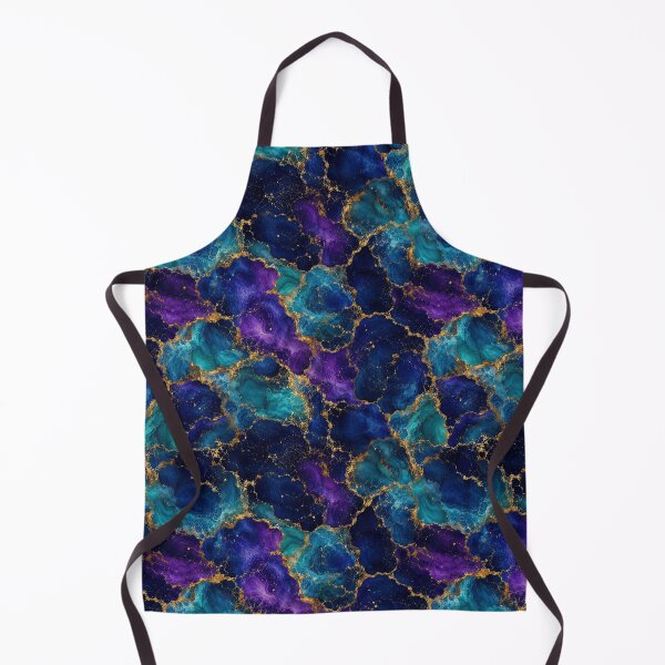 Item preview, Celestial Ocean Marbled Gold Wave Art designed and sold by Inkworksbyshery.