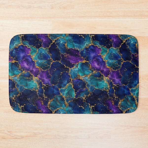 Item preview, Celestial Ocean Marbled Gold Wave Art designed and sold by Inkworksbyshery.
