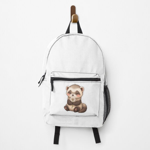 Item preview, Cute Ferret Holding A White Dandelion designed and sold by Owcomm.