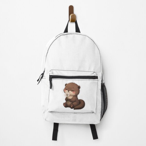 Item preview, Cute Baby Otter Holding a Dandelion designed and sold by Owcomm.