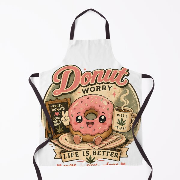 Item preview, Donut Worry Cute Kawaii Donut Illustration designed and sold by 91bravo1029.